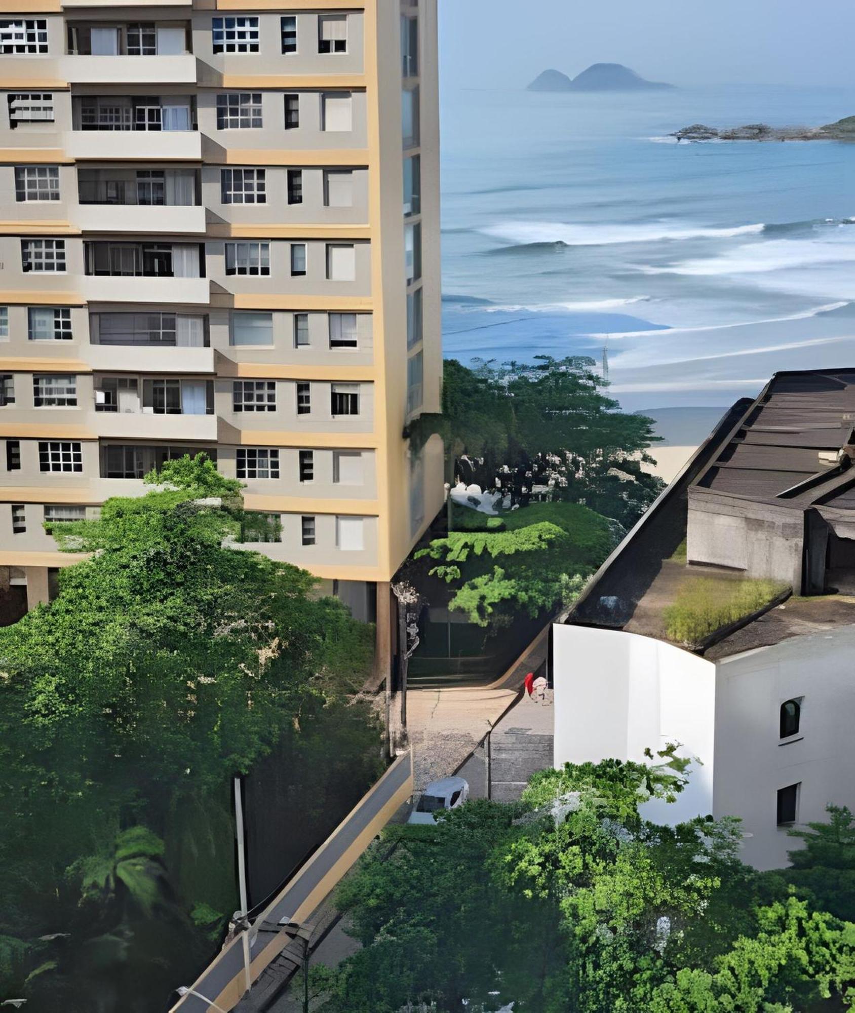 Vista-Mar - 3 Suites Com Ar Condicionado E Quarto Casal Com Ar Condicionado - 100M Da Praia Guaruja Exterior photo